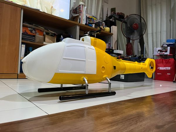 Chapter 2: SA341 Gazelle Progressing fuselage 600 size