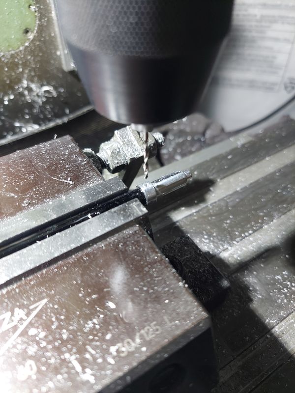 Chapter 7: Machining central piece swashplate follower / securing torque tube