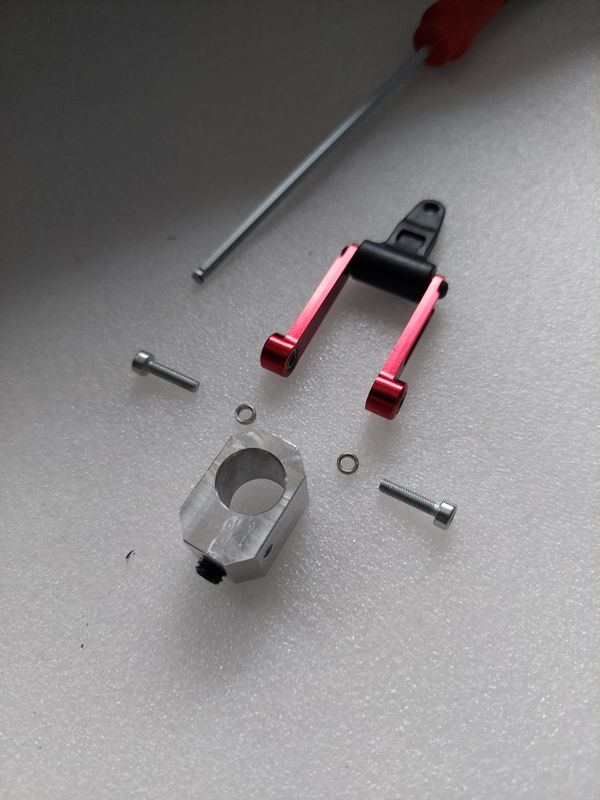 Chapter 7: Machining central piece swashplate follower / securing torque tube
