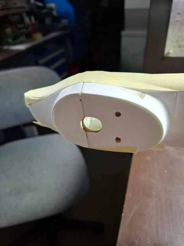 Chapter 9: Fuselage modification and navi lights prep