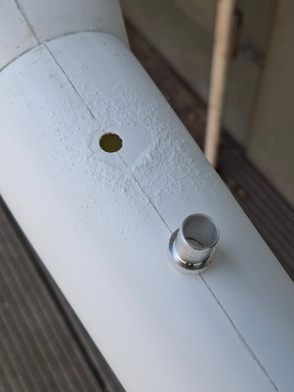 Chapter 9: Fuselage modification and navi lights prep
