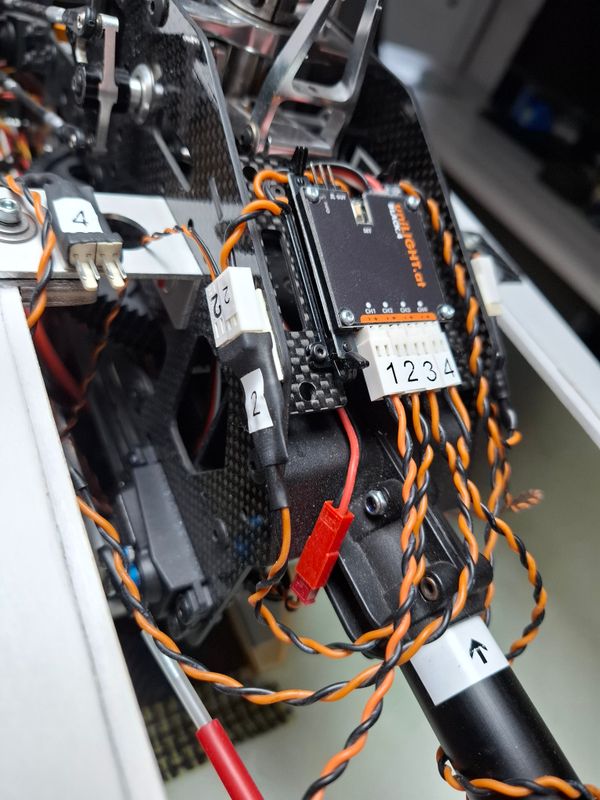 Chapter 2: Unilight controller wiring and modified battery fixation system.