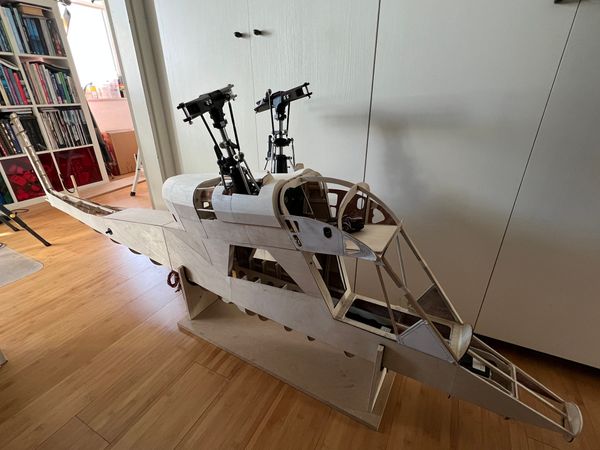 Chapter 3: ZAM Helicopters new project Kaman K-Max Rotex 2,50m fuselage, 2,80m rotor diameter