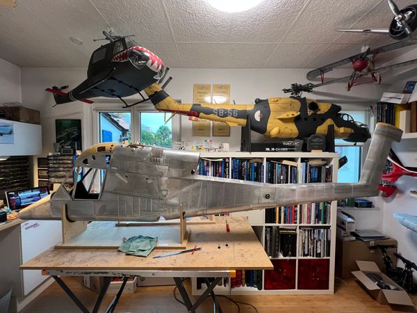 Chapter 7: ZAM Helicopters new project Kaman K-Max Rotak 2,50m fuselage, 2,80m rotor diameter