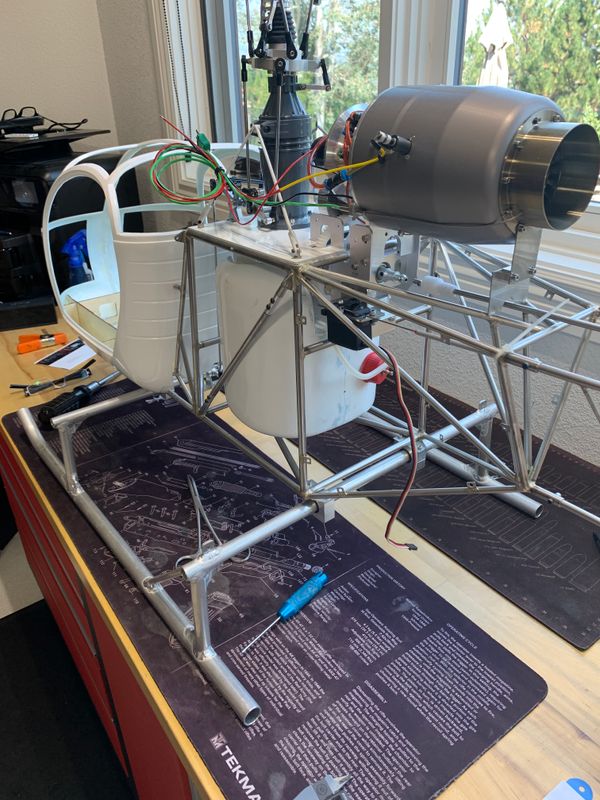 Chapter 4: Canopy, tank, airframe fitting and assembly