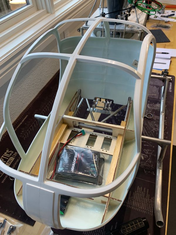 Chapter 4: Canopy, tank, airframe fitting and assembly