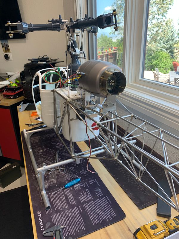 Chapter 4: Canopy, tank, airframe fitting and assembly