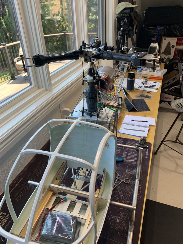 Chapter 4: Canopy, tank, airframe fitting and assembly