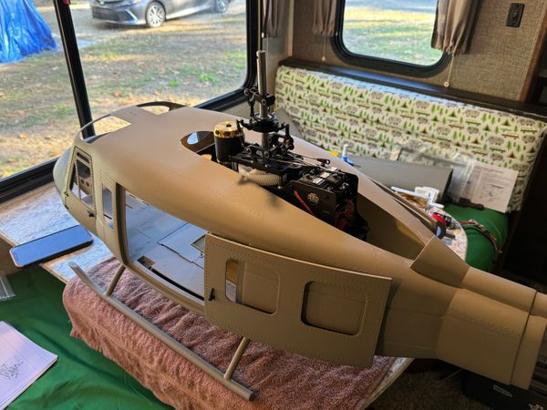 Chapter 3: Mounting the servos and motor.