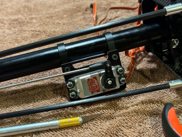 Chapter 3: Mounting the servos and motor.