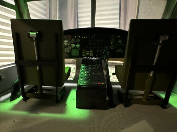 Chapter 6: Installing the cockpit and some scale details.