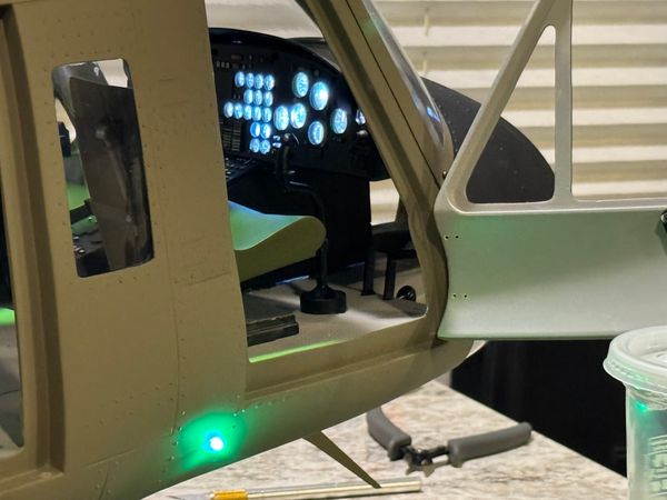 Chapter 6: Installing the cockpit and some scale details.