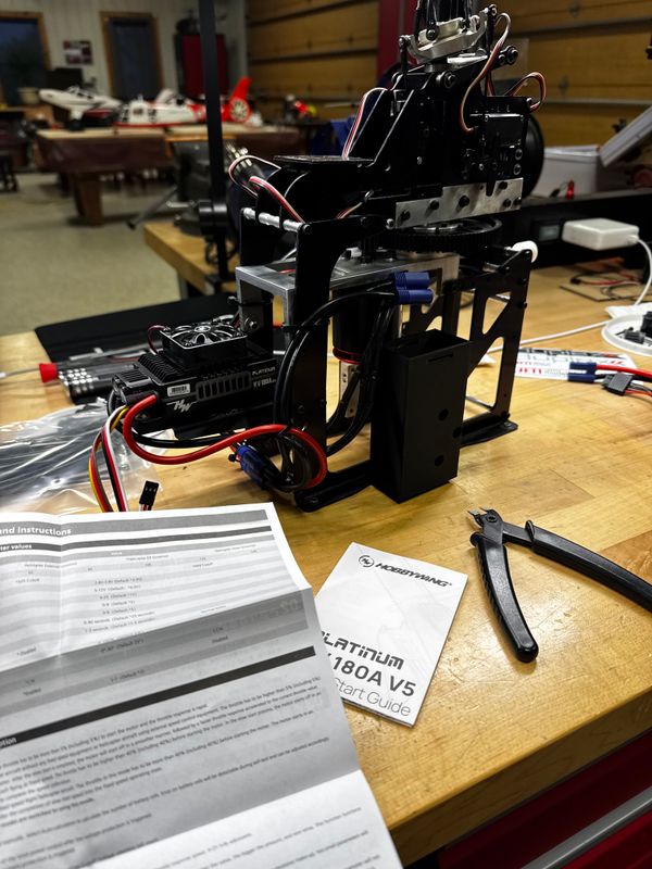 Chapter 3: Upper motor bearing support, battery boxes and electronics tray