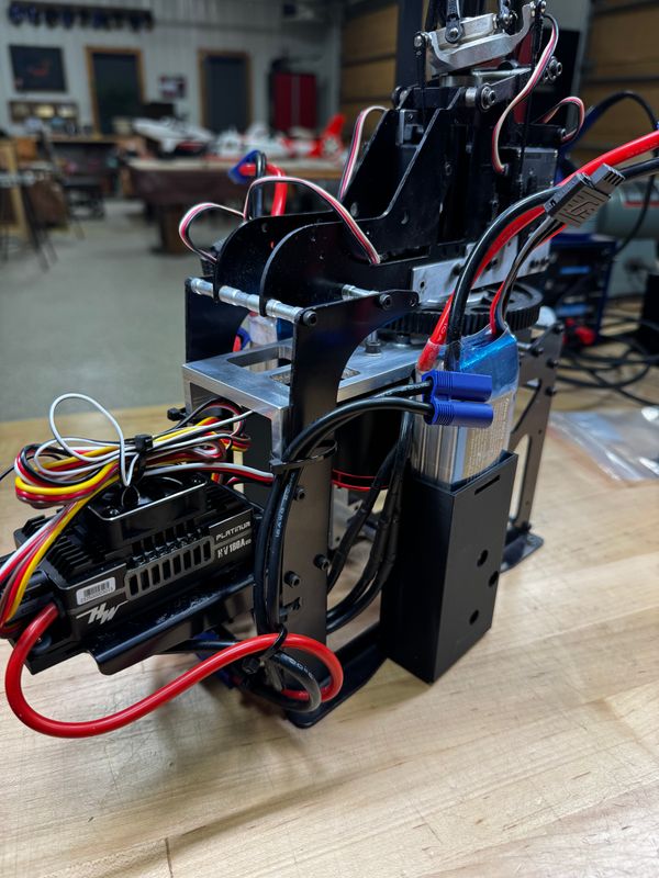 Chapter 3: Upper motor bearing support, battery boxes and electronics tray
