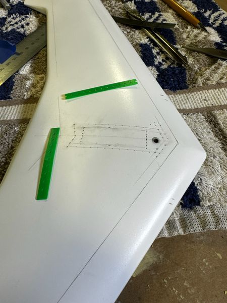 Chapter 8: Base coat, panel lines, rivets and the start of skid work