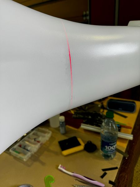 Chapter 8: Base coat, panel lines, rivets and the start of skid work